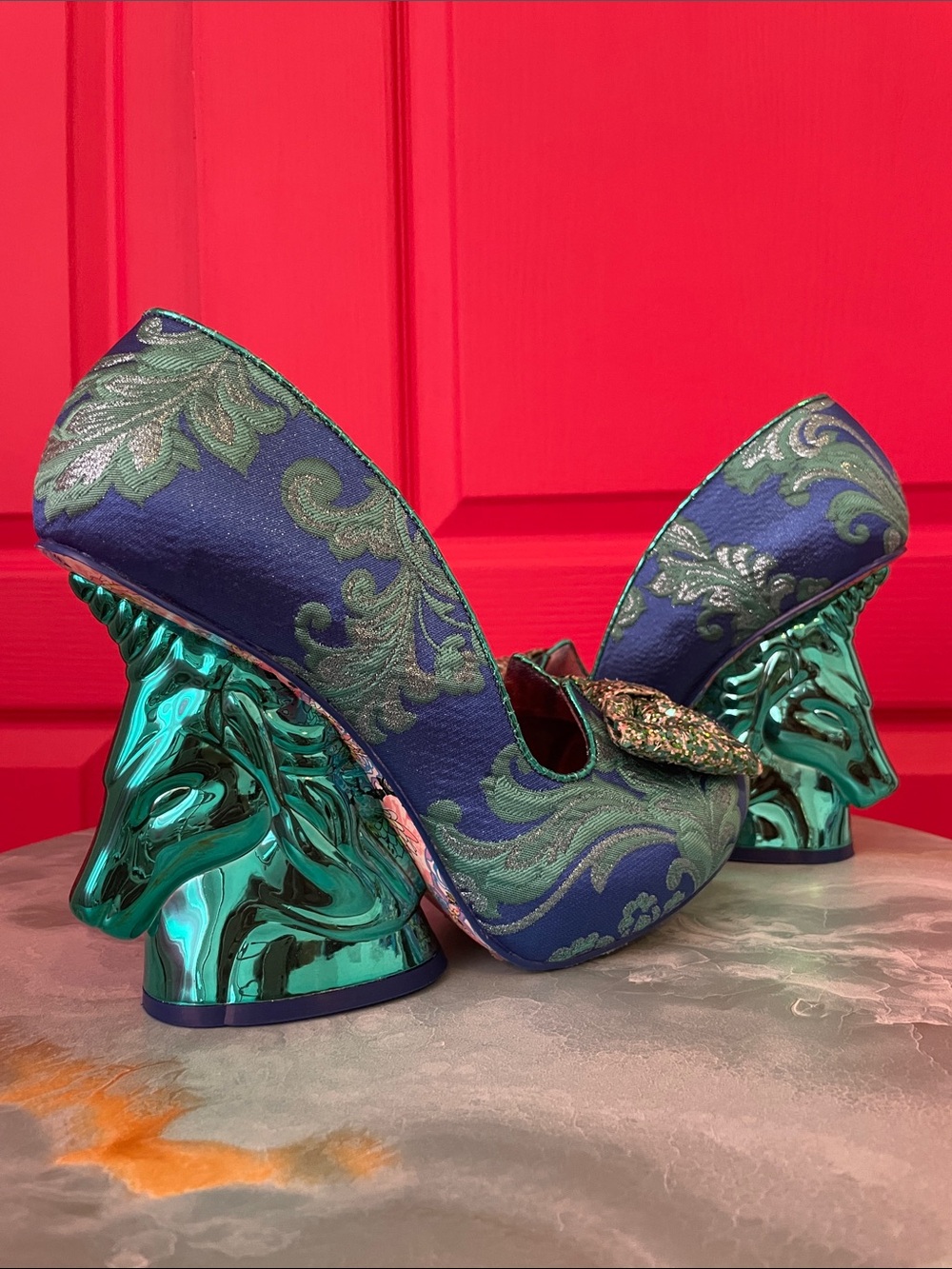 Irregular Choice - UNICORN TRIXY - Blue/Green - NEW